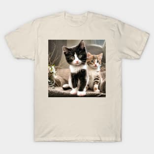 Cue kittens beautiful cats T-Shirt